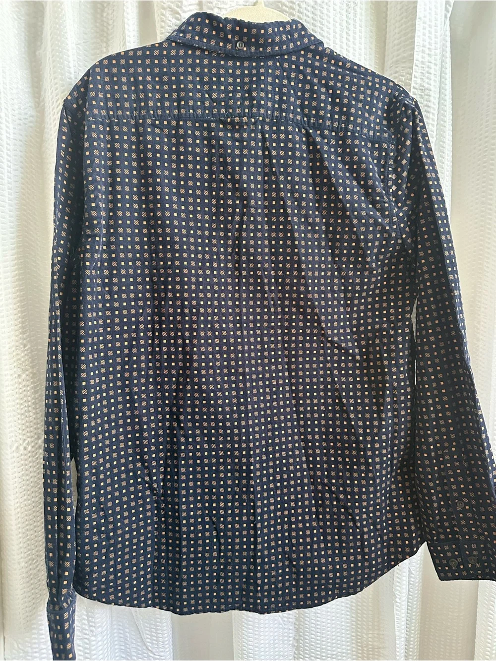 Ben Sherman Navy Microprint Button-Down Shirt